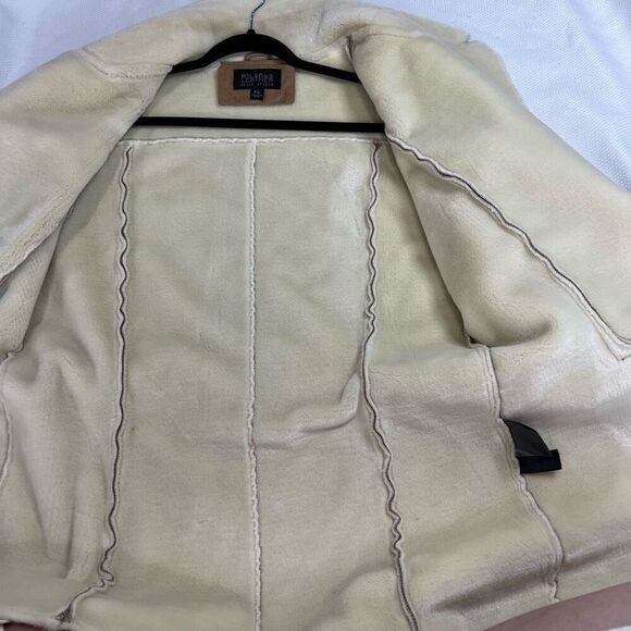 Wilsons Leather Faux Suede Belted Penny Lane Coat Women’s Sz XL‎ Vintage Retro - Picture 7 of 10